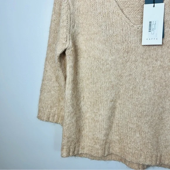 Kaffe KAalioma Smoke Gray Pullover sweater Wool Blend women size M - Picture 11 of 15